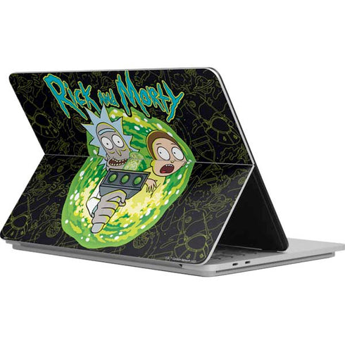 Adult Swim Rick and Morty Portal Travel Surface Laptop Studio Skin